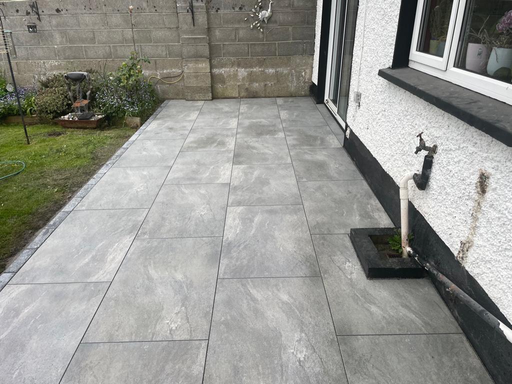 Porcelain Patio Constructed In Dublin